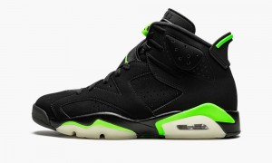 Nike Air Jordan 6 Retro 'Electric Green' Skor Herr Svarta Gröna | 183-MEWTVR