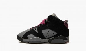 Nike Air Jordan 6 Retro PS 'Bordeaux' Skor Barn Svarta Mörkgrå | 950-CDMLZJ