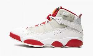 Nike Air Jordan 6 Rings 'Hare' Skor Herr Vita Svarta Ljussilver | 014-QFBNSP