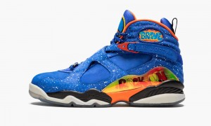 Nike Air Jordan 8 Retro DB 'Doernbecher' Skor Herr Blå Orange | 328-XLUBDR