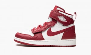 Nike Air Jordan Hi Flyease GS 'Cardinal Red' Skor Barn Röda Vita | 640-LUIJXZ