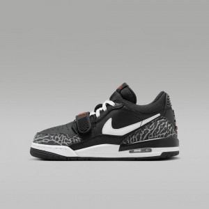 Nike Air Jordan Legacy 312 Low Skor Barn Svarta | 240-PFIZCN