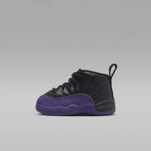 Nike Jordan 12 Retro Skor Barn Svarta Lila | 265-OTGHWF