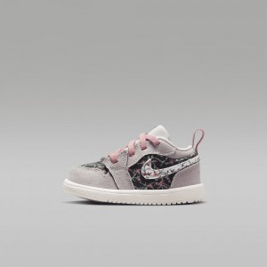 Nike Jordan 1 Low Alt Skor Barn Blommiga Vita Rosa | 536-TQVINU