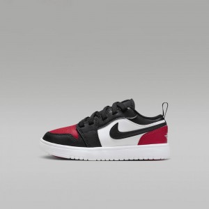 Nike Jordan 1 Low Alt Skor Barn Svarta Röda Vita | 025-OCEKTN