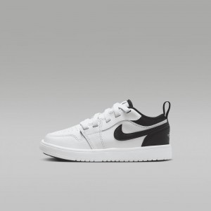 Nike Jordan 1 Low Alt Skor Barn Vita Svarta | 701-GHSJUF