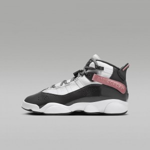 Nike Jordan 6 Rings Skor Barn Svarta Vita Rosa | 582-GTXEMY