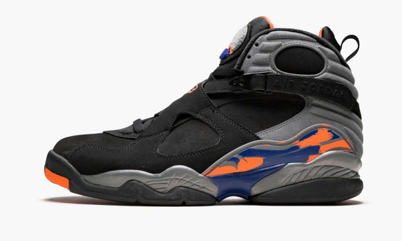 Nike AIr Jordan 8 Retro \'Phoenix Suns\' Skor Herr Svarta Grå | 873-RIHBJS