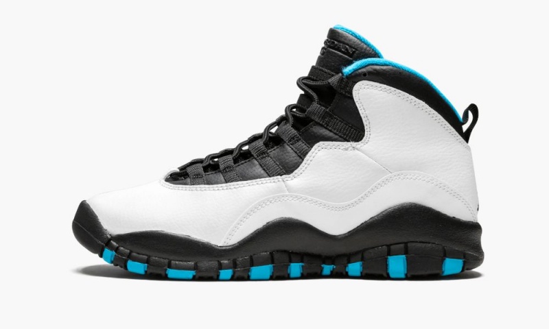 Nike Air Jordan 10 Retro (GS) \'Powder Blue\' Skor Barn Vita Blå Svarta | 236-YFNJRO