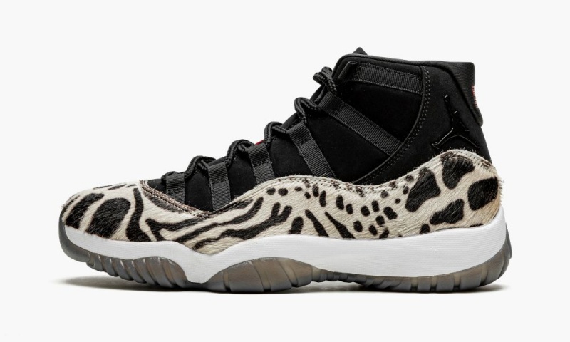 Nike Air Jordan 11 \'Animal Instinct\' Skor Dam Svarta Röda Vita | 965-KFXHLB