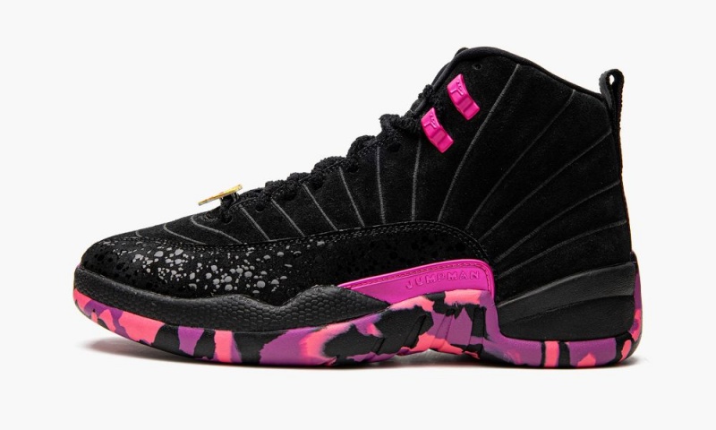 Nike Air Jordan 12 Retro DB \'Doernbecher\' Skor Herr Svarta Rosa Lila | 527-KSTMZU