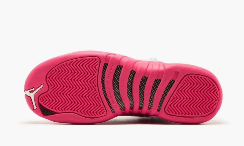 Nike Air Jordan 12 Retro GG 'Valentine's Day' Skor Barn Vita Rosa Silver | 876-DJNOUK