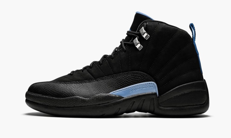 Nike Air Jordan 12 Retro \'Nubuck - 2009 Release\' Skor Herr Svarta Vita Blå | 632-KOWNMT