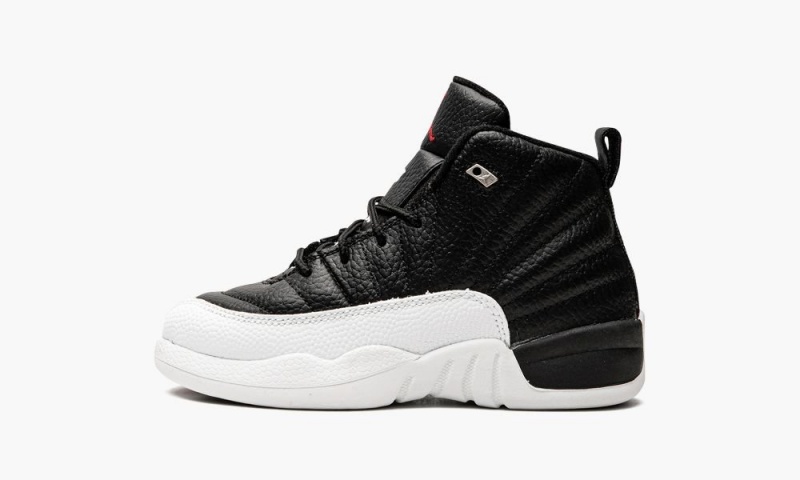 Nike Air Jordan 12 Retro PS \'Playoffs 2022\' Skor Barn Svarta Röda Vita | 086-RGCITB