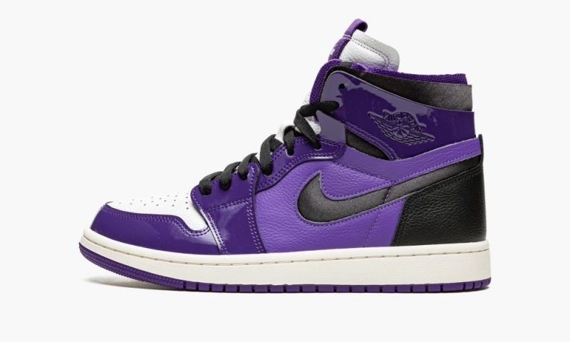 Nike Air Jordan 1 High Zoom CMFT \'Purple Lack\' Skor Dam Lila Svarta | 927-OPNWKF