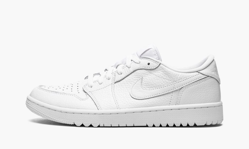 Nike Air Jordan 1 Low Golf \'Triple White\' Skor Herr Vita | 861-LGJXES