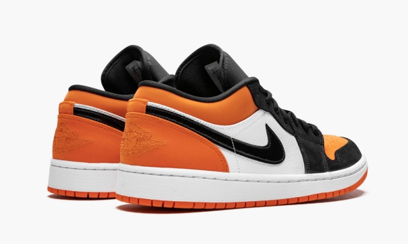 Nike Air Jordan 1 Low 'Shattered Backboard' Skor Herr Svarta Vita Orange | 187-JKFVQX