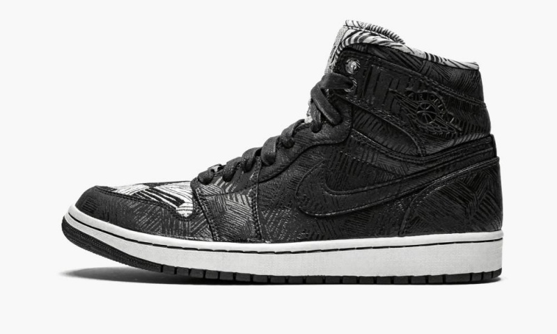 Nike Air Jordan 1 Retro High \'Black History Month\' Skor Herr Svarta Vita | 521-QAEWJU