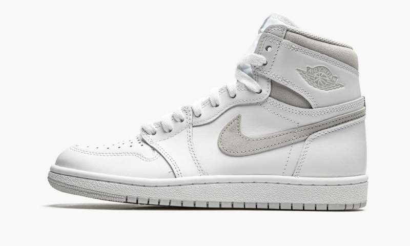 Nike Air Jordan 1 Retro High \'Neutrala Grey\' Skor Herr Vita Grå | 764-NBZIJR