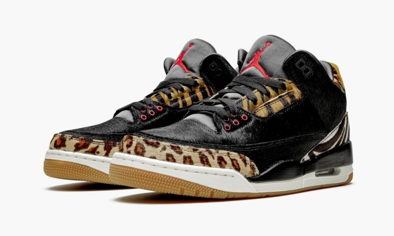 Nike Air Jordan 3 Retro 'Animal Instinct' Skor Herr Svarta Ljusbruna | 931-GELTHB