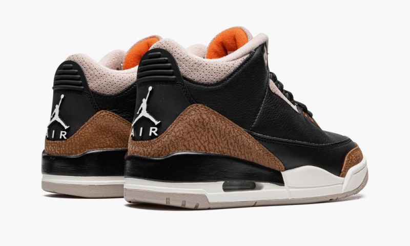 Nike Air Jordan 3 Retro 'Desert Elephant' Skor Herr Svarta Orange Khaki Grå | 241-DJMICR