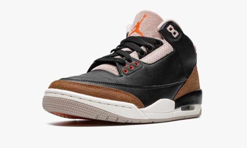 Nike Air Jordan 3 Retro 'Desert Elephant' Skor Herr Svarta Orange Khaki Grå | 241-DJMICR