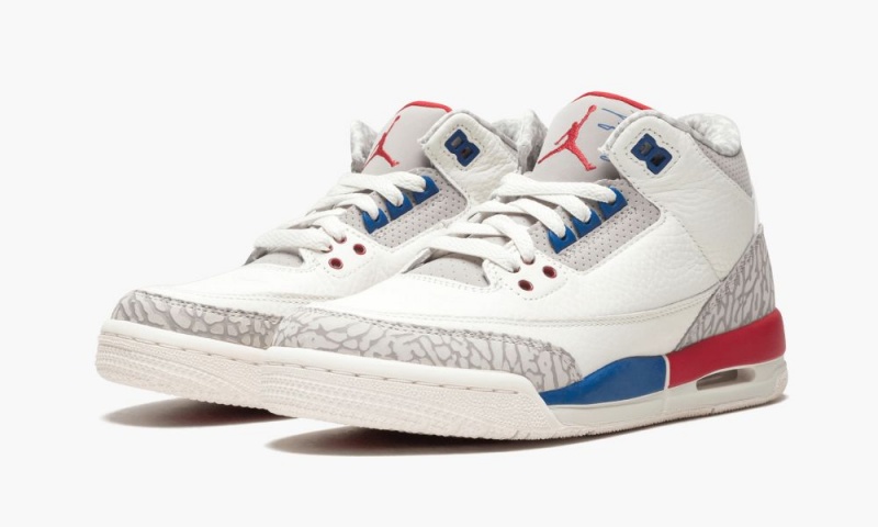 Nike Air Jordan 3 Retro (GS) 'International Flight' Skor Barn Kungsblått Ljusbeige | 879-RIDXZE