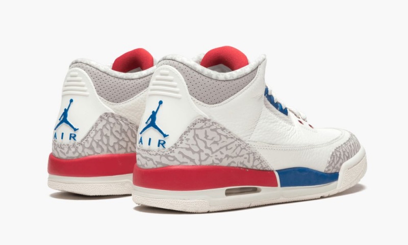 Nike Air Jordan 3 Retro (GS) 'International Flight' Skor Barn Kungsblått Ljusbeige | 879-RIDXZE