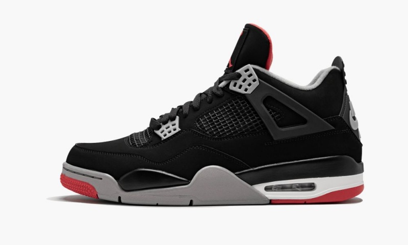 Nike Air Jordan 4 Retro \'Bred 2019 Release\' Skor Herr Svarta Grå Vita | 675-KJOPLY