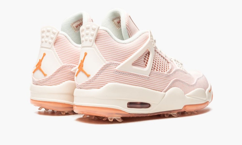 Nike Air Jordan 4 Retro Golf 'Seersucker' Skor Herr Rosa | 869-OFMELI