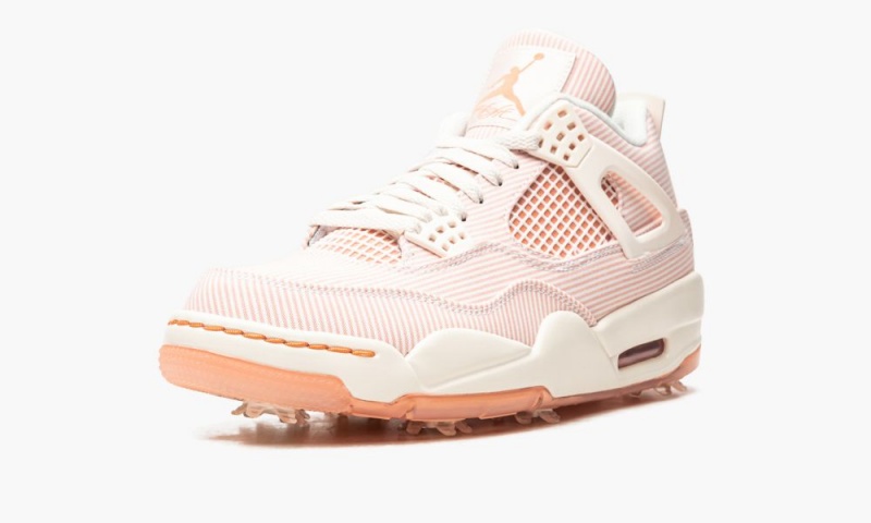 Nike Air Jordan 4 Retro Golf 'Seersucker' Skor Herr Rosa | 869-OFMELI