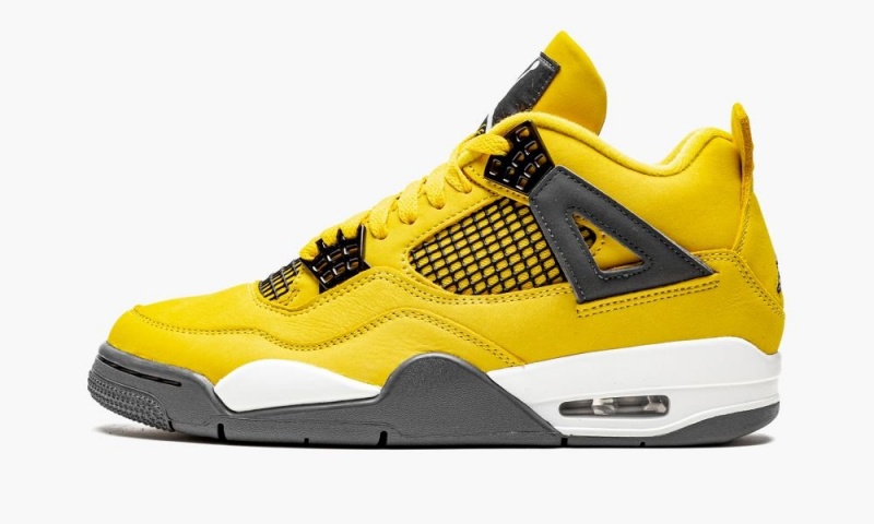 Nike Air Jordan 4 Retro \'Lightning 2021\' Skor Herr Gula Olika Färger | 420-YLNAQC