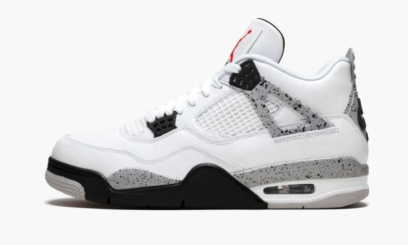 Nike Air Jordan 4 Retro OG \'White Cement\' Skor Herr Vita Röda Svarta Grå | 462-PYMFRL