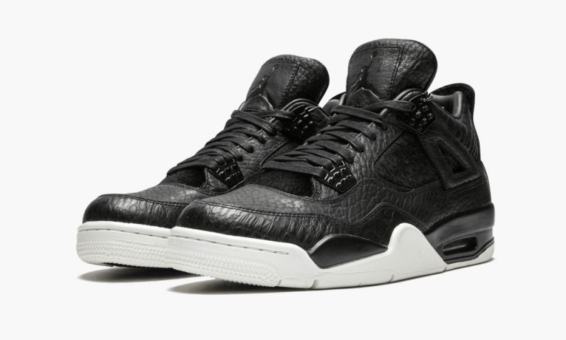 Nike Air Jordan 4 Retro Premium 'Pinnacle' Skor Herr Svarta | 854-KJLWTU