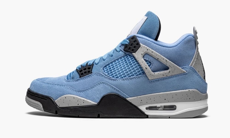 Nike Air Jordan 4 Retro \'University Blue\' Skor Herr Blå Grå | 367-MLGYNC