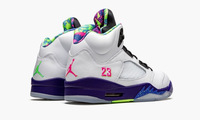 Nike Air Jordan 5 Retro 'Alternate Bel-Air' Skor Herr Vita Lila Rosa | 419-WMNHKF