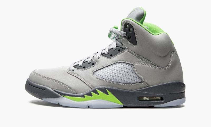 Nike Air Jordan 5 Retro \'Green Bean 2022\' Skor Herr Silver Gröna Grå | 517-QJADON