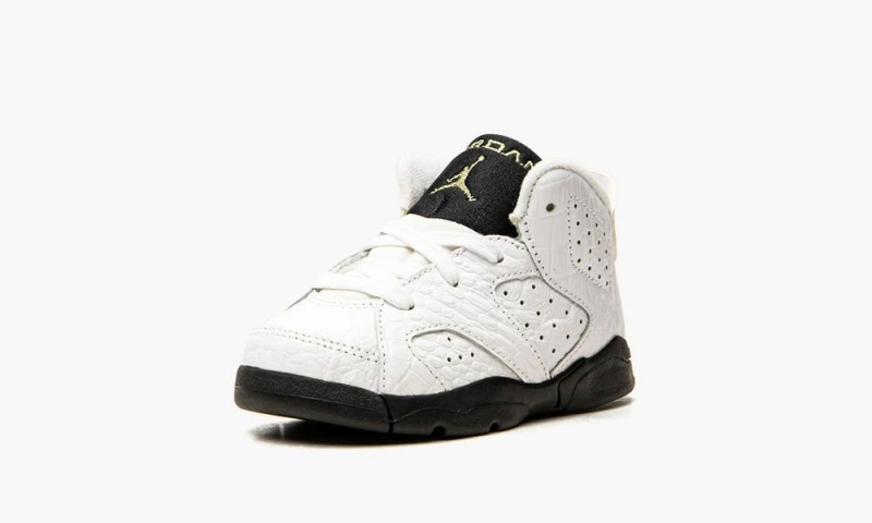 Nike Air Jordan 6 Premium 'MOTORSPORT' Skor Barn Vita Svarta | 397-YZBRSX