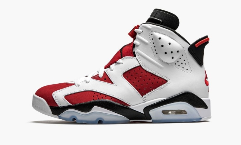 Nike Air Jordan 6 Retro \'Carmine 2021\' Skor Herr Svarta Vita Röda | 957-OFQNCD