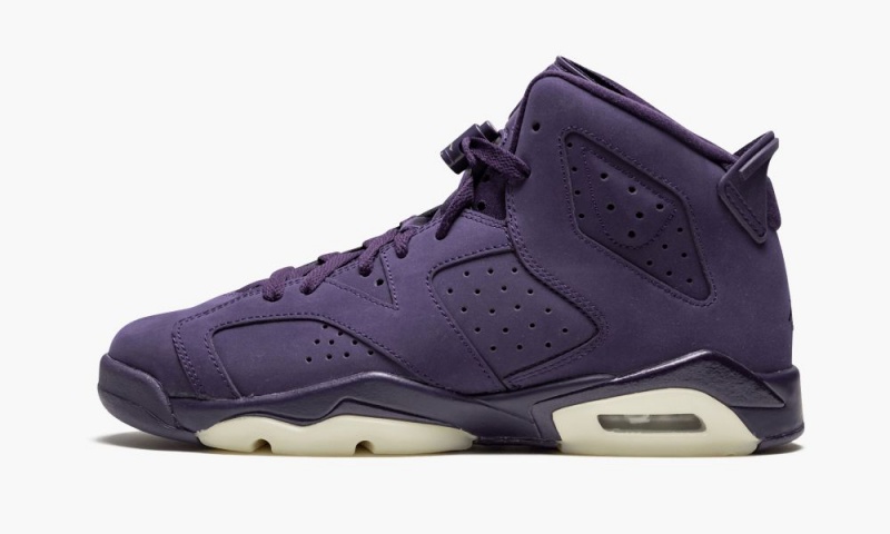 Nike Air Jordan 6 Retro GG \'Purple Dynasty\' Skor Barn Vita Lila | 235-TCSLHF