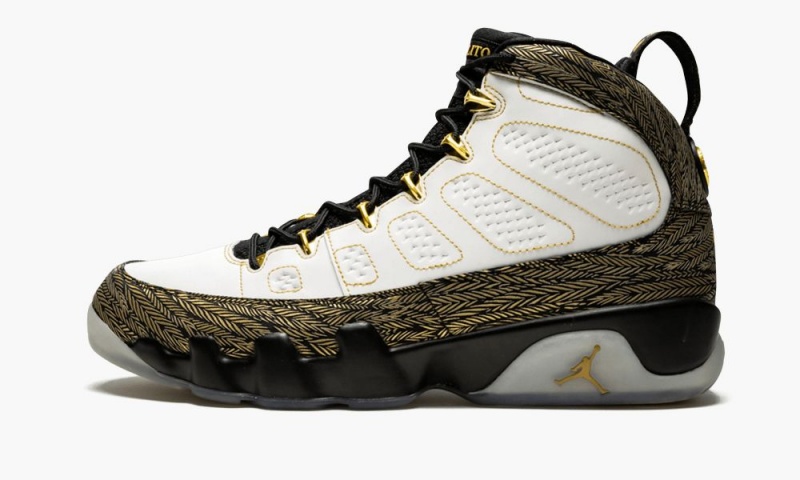 Nike Air Jordan 9 Retro DB \'Doernbecher\' Skor Herr Vita Metal Guld Svarta | 786-UKVNIJ