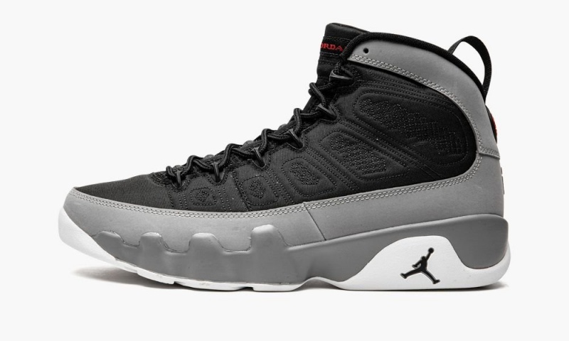 Nike Air Jordan 9 Retro \'Particle Grey\' Skor Herr Svarta Röda | 475-HDTIVE