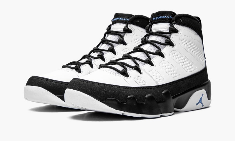 Nike Air Jordan 9 Retro 'University Blue' Skor Herr Vita Svarta Blå | 628-NBPOKV