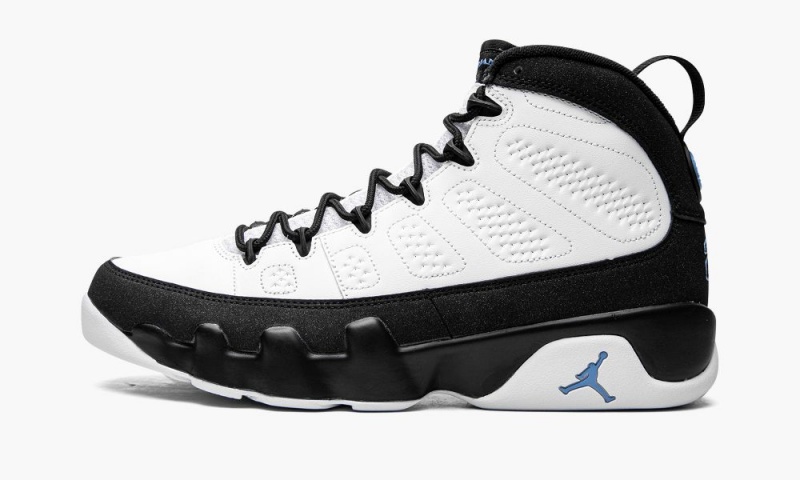 Nike Air Jordan 9 Retro \'University Blue\' Skor Herr Vita Svarta Blå | 628-NBPOKV