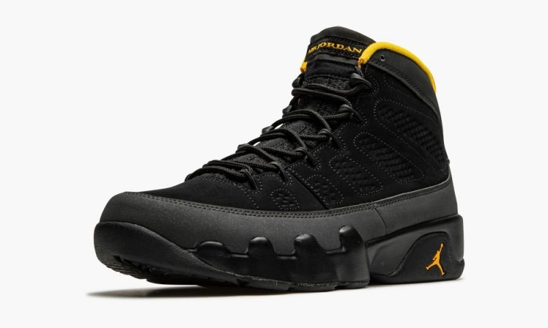 Nike Air Jordan 9 Retro 'University Gold' Skor Herr Svarta Grå Guld | 250-YEUTKF