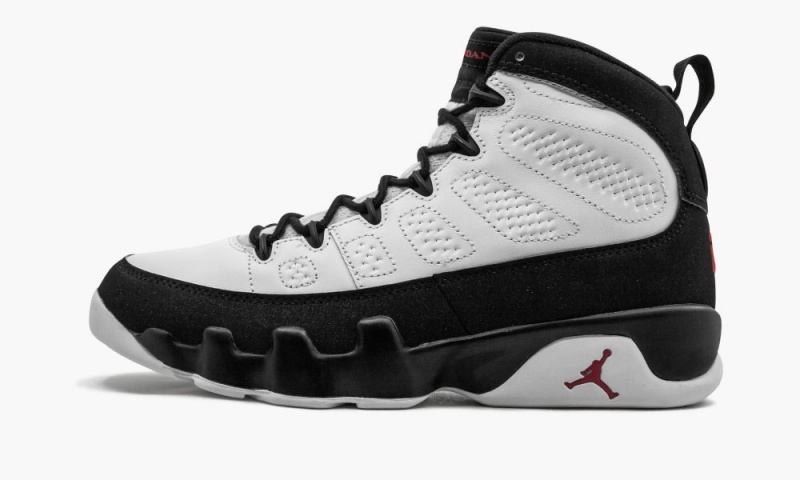 Nike Air Jordan 9 Retro \'White Black Red 2016 Release\' Skor Herr Vita Röda Svarta | 053-FMELNT